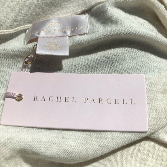 Rachel Parcell Ruffle Sleeve Cardigan Oatmeal S - Picture 6 of 8